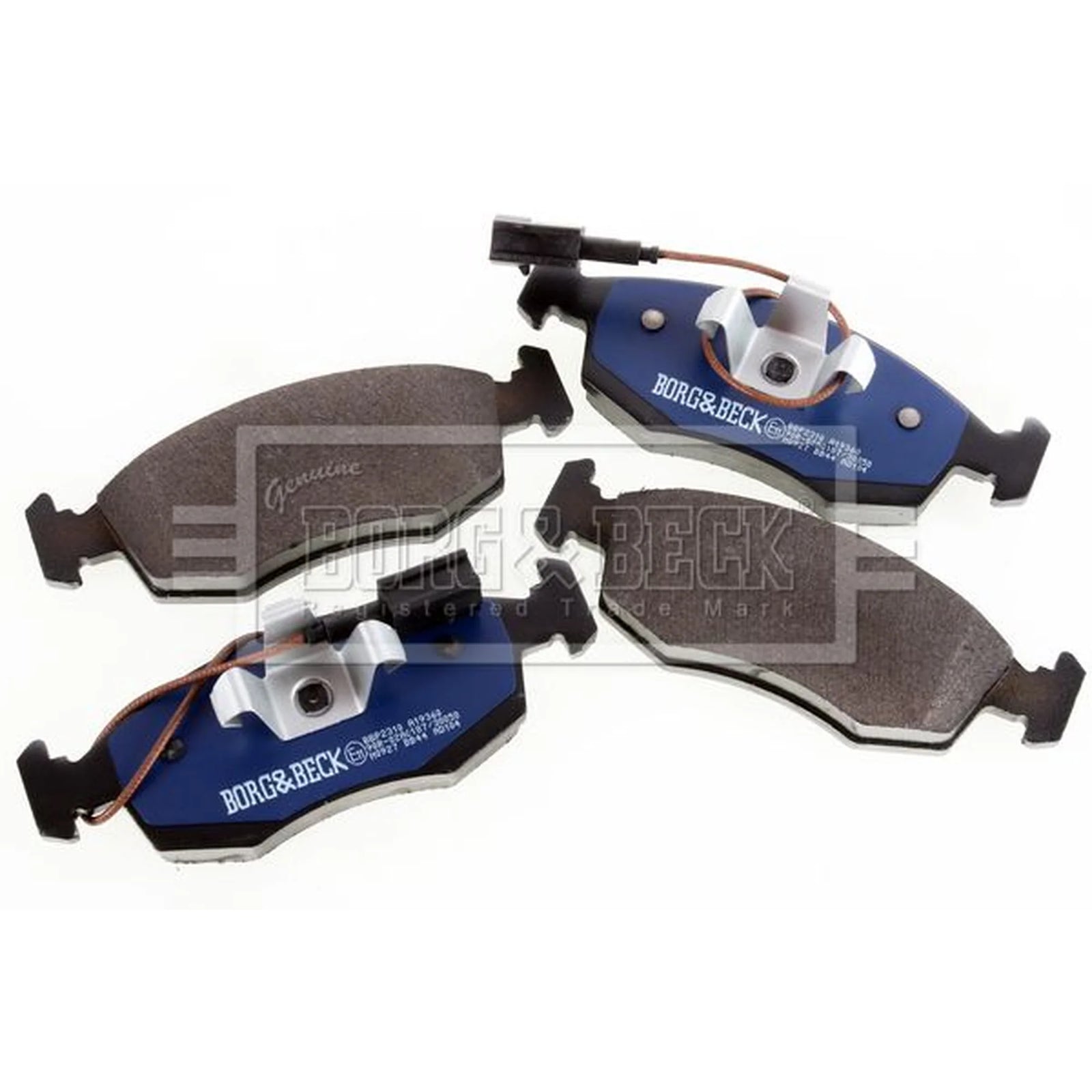 Borg & Beck 4 x Front Brake Pad Set BBP2310