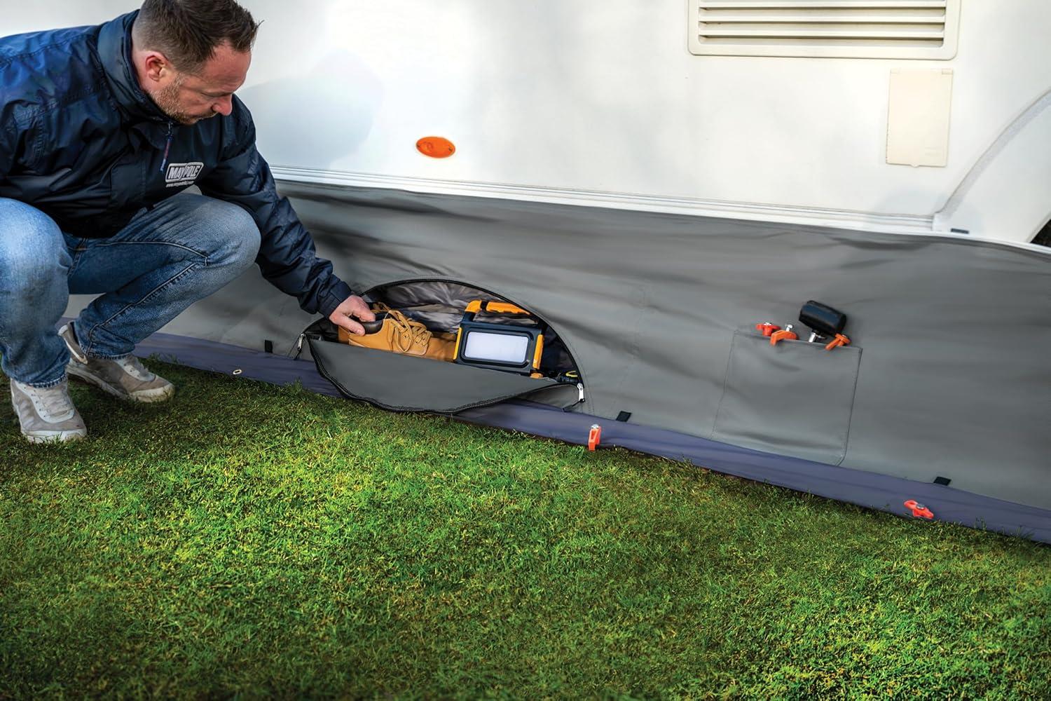 Maypole Caravan Draught Skirt Organiser