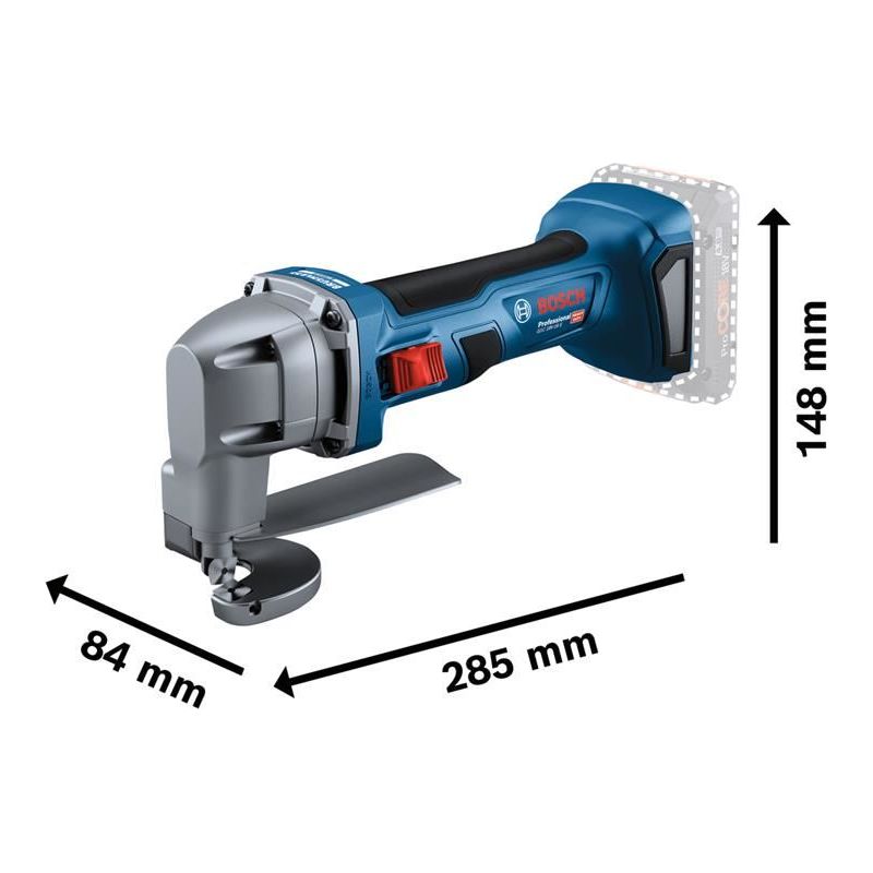 Bosch GSC 18V-16 E Professional Metal Shear 18V Bare Unit