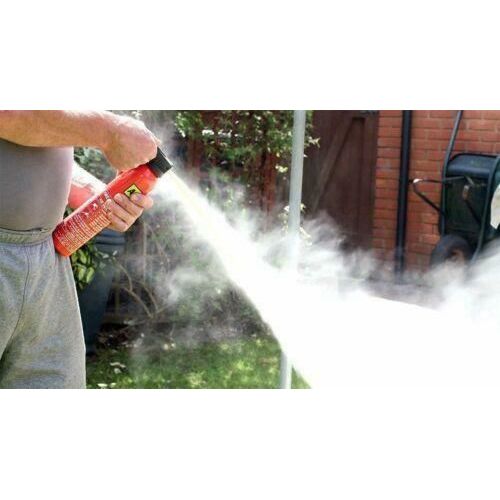 AA Fire Extinguisher Powder Compact Portable Car Home Caravan + Bracket 950g