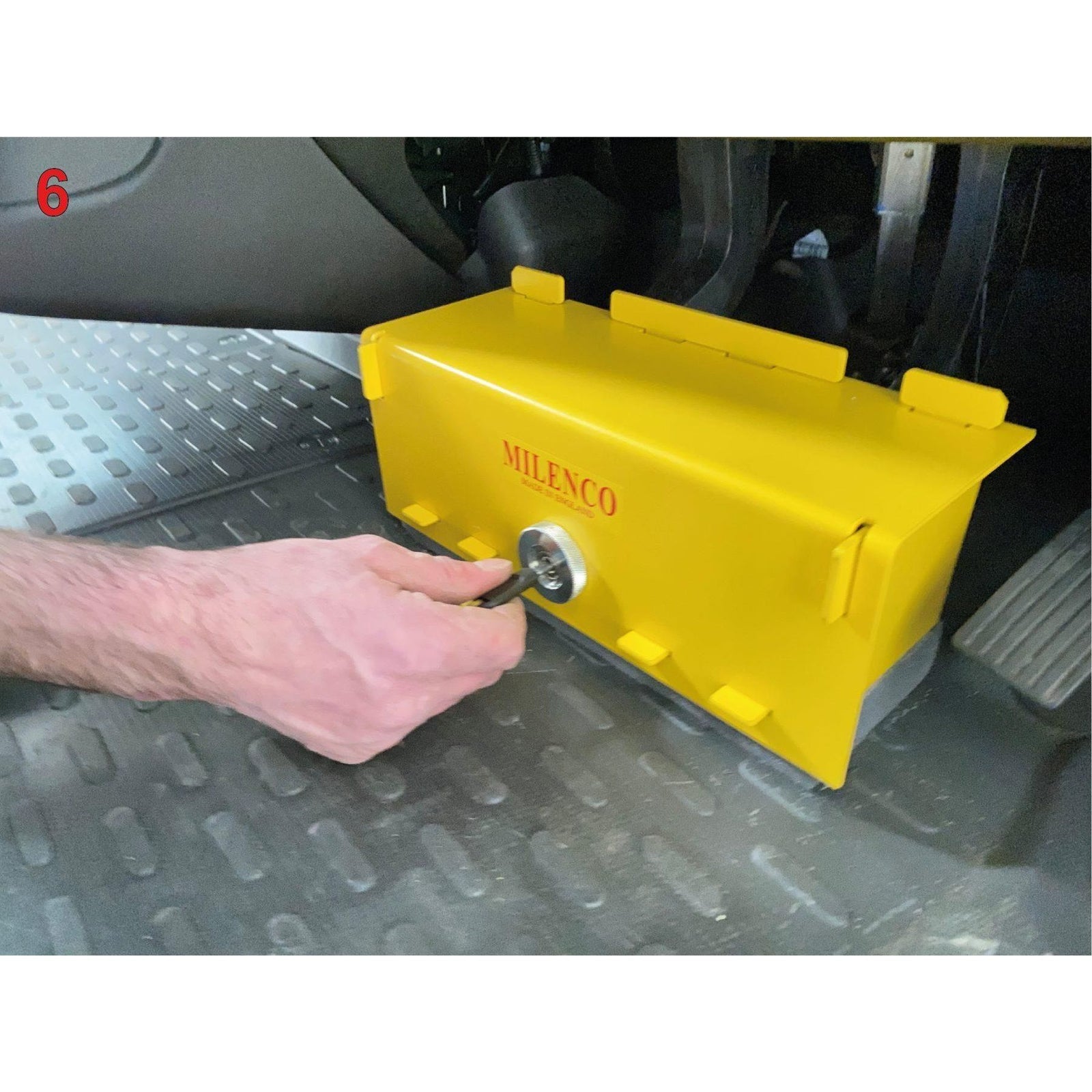 Milenco Pedal Lock 2016+ for Ducato, Boxer, Relay Van & Motorhome | Anti-Theft Security
