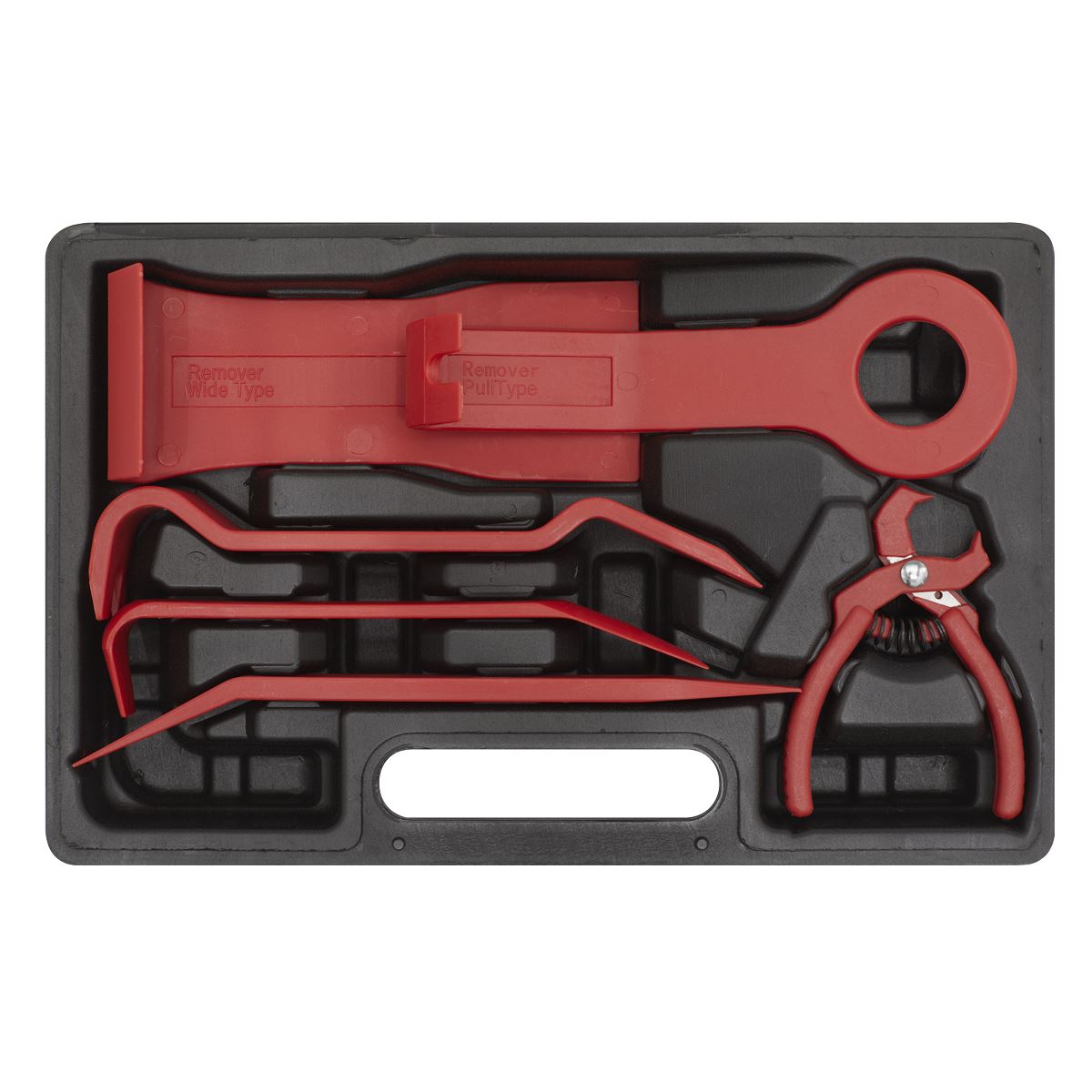 Sealey RT6K 6pc Trim & Upholstery Set in Case Removal Pliers Car Interior