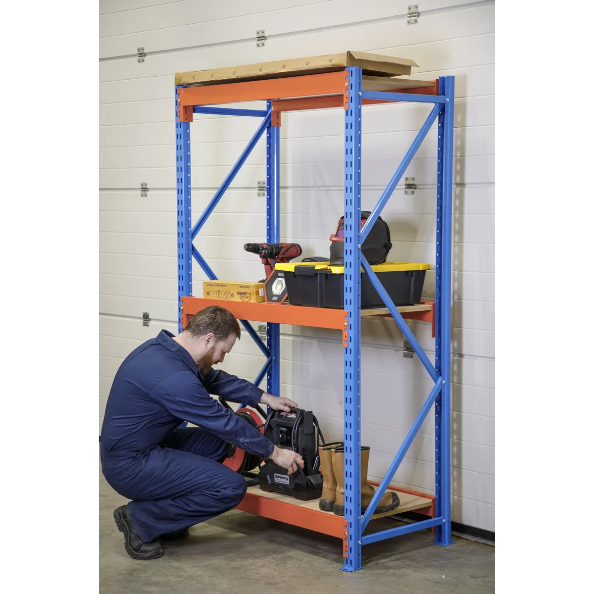Sealey Heavy-Duty Shelving Unit 900kg Capacity 1150x600x2000mm