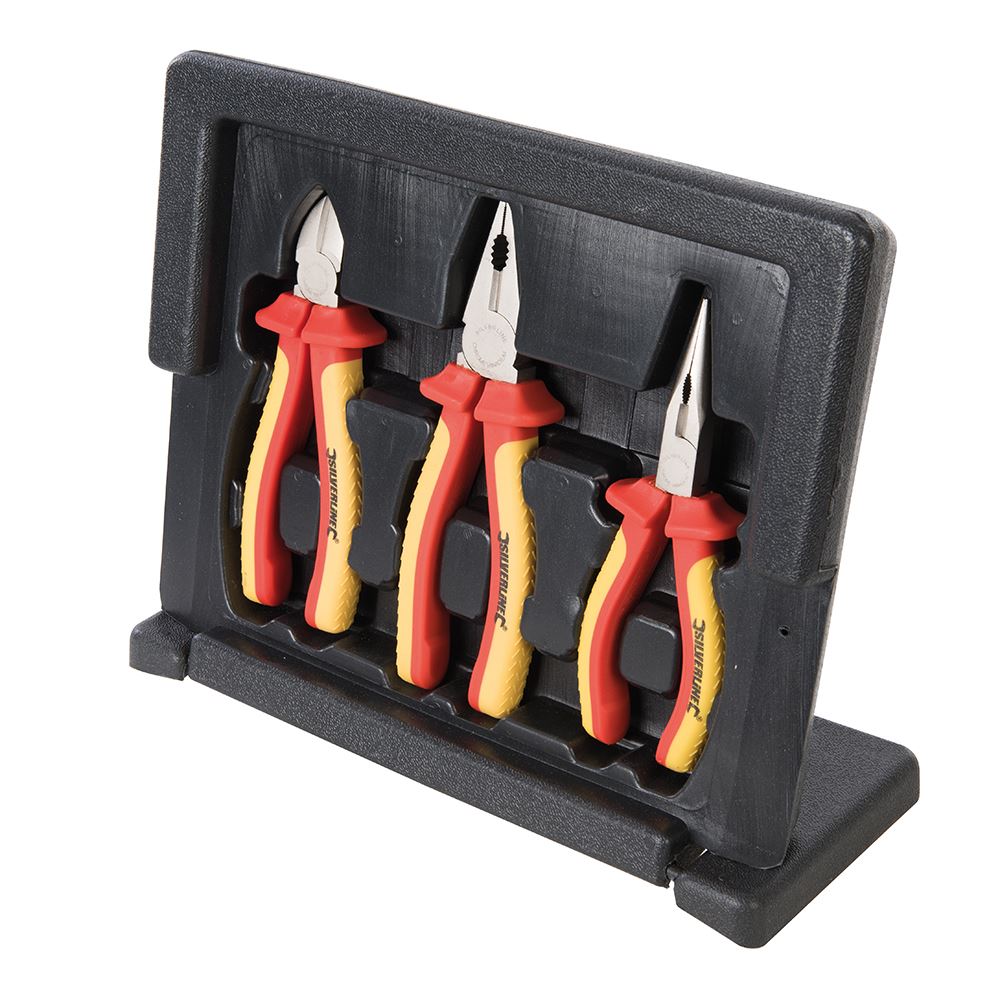 Silverline Expert VDE Pliers Set 3pce 3pce