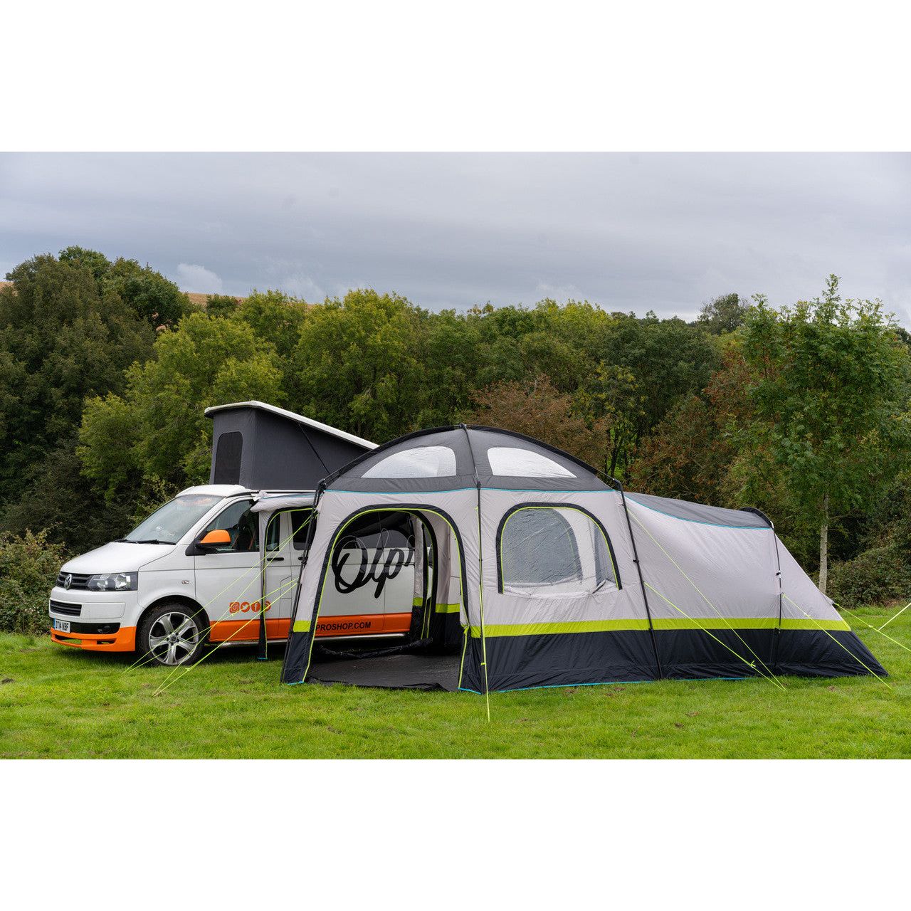 Olpro Hive Campervan Awning (Fibreglass Poles) - with Sleeping Pod