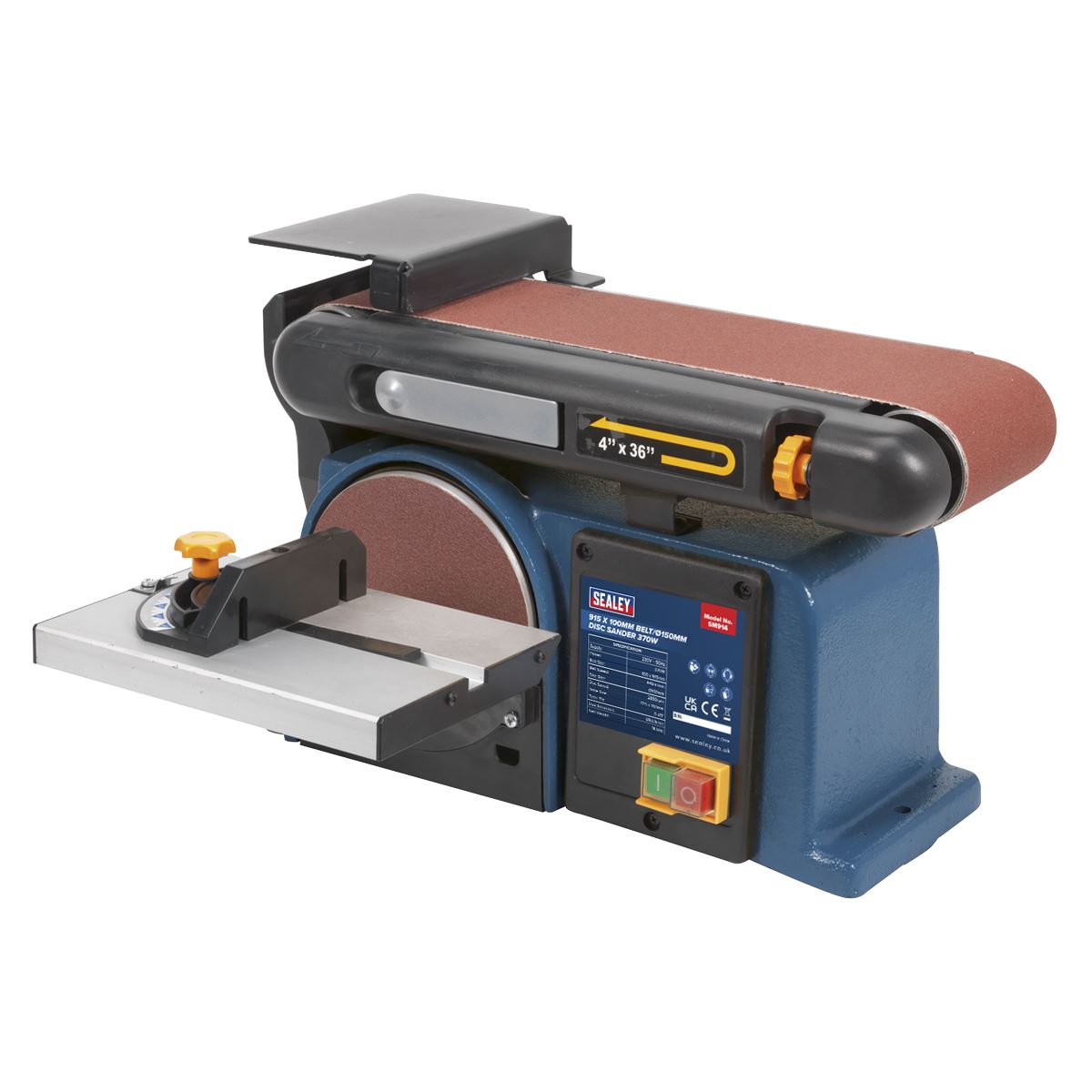 BELT/DISC SANDER 100 X 915MM/150 370W/230V