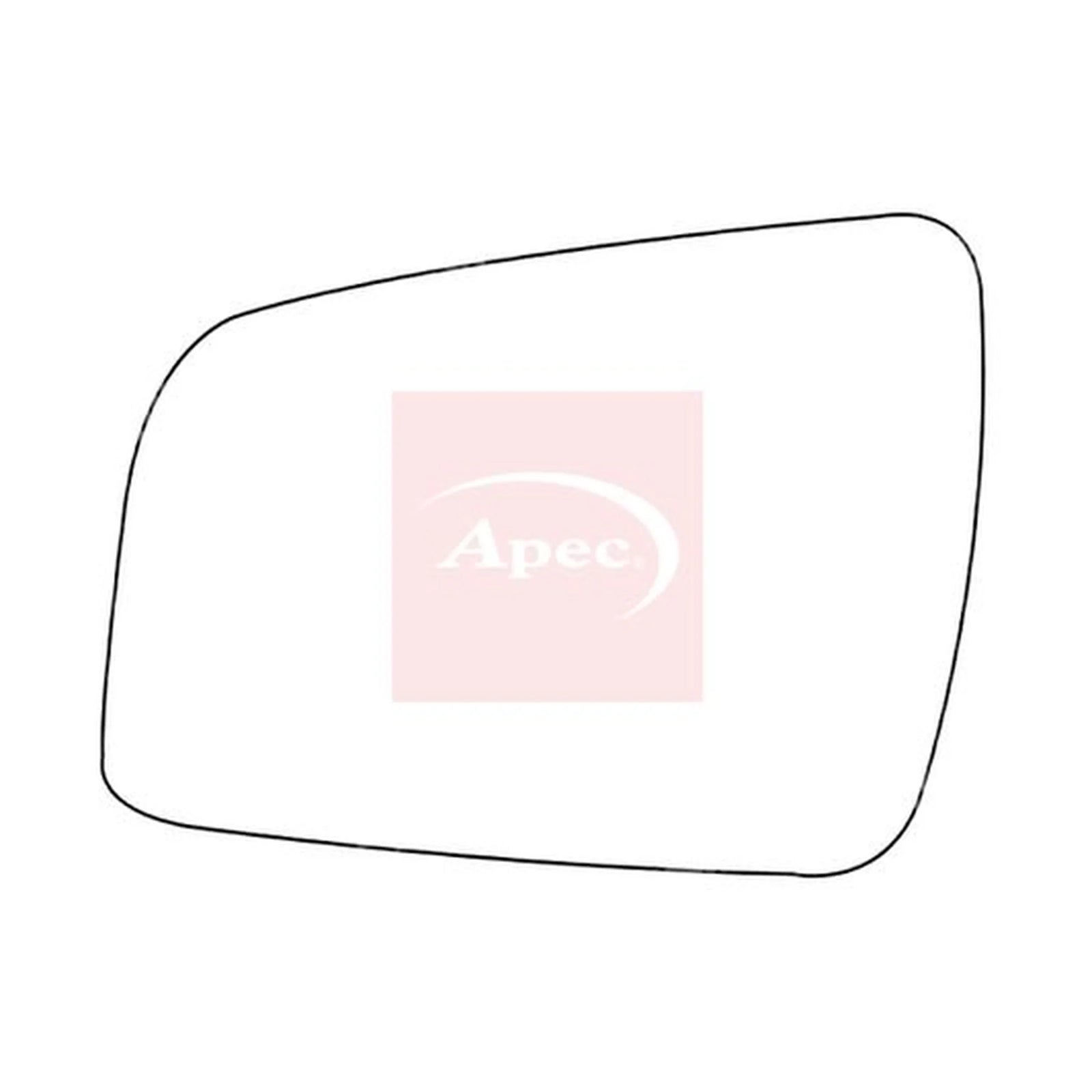 Apec Exterior Wing Mirror Glass Left AMS2291