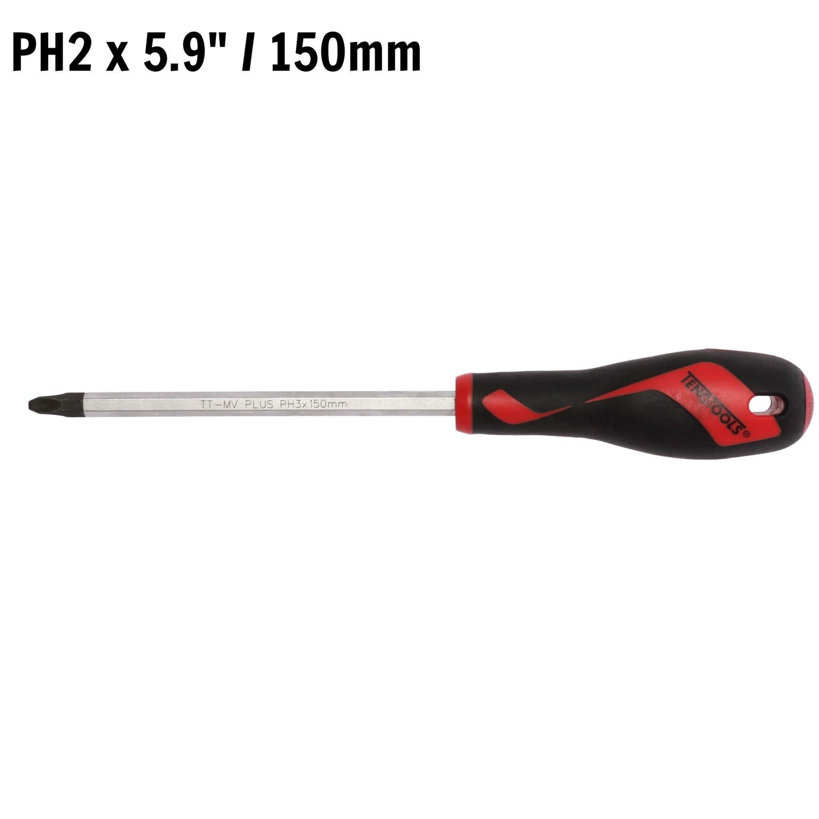 Teng Tools PH Screwdriver PH3 x 150mm XL Hex Shaft