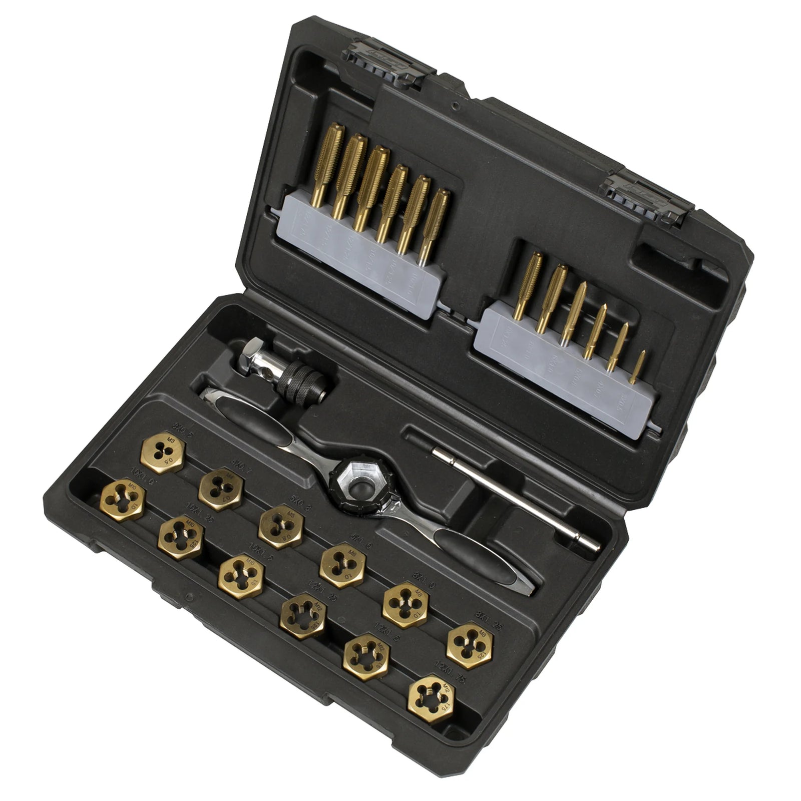 Sealey Premier Titanium Coated Tap & Die Set 26 Piece AK3026