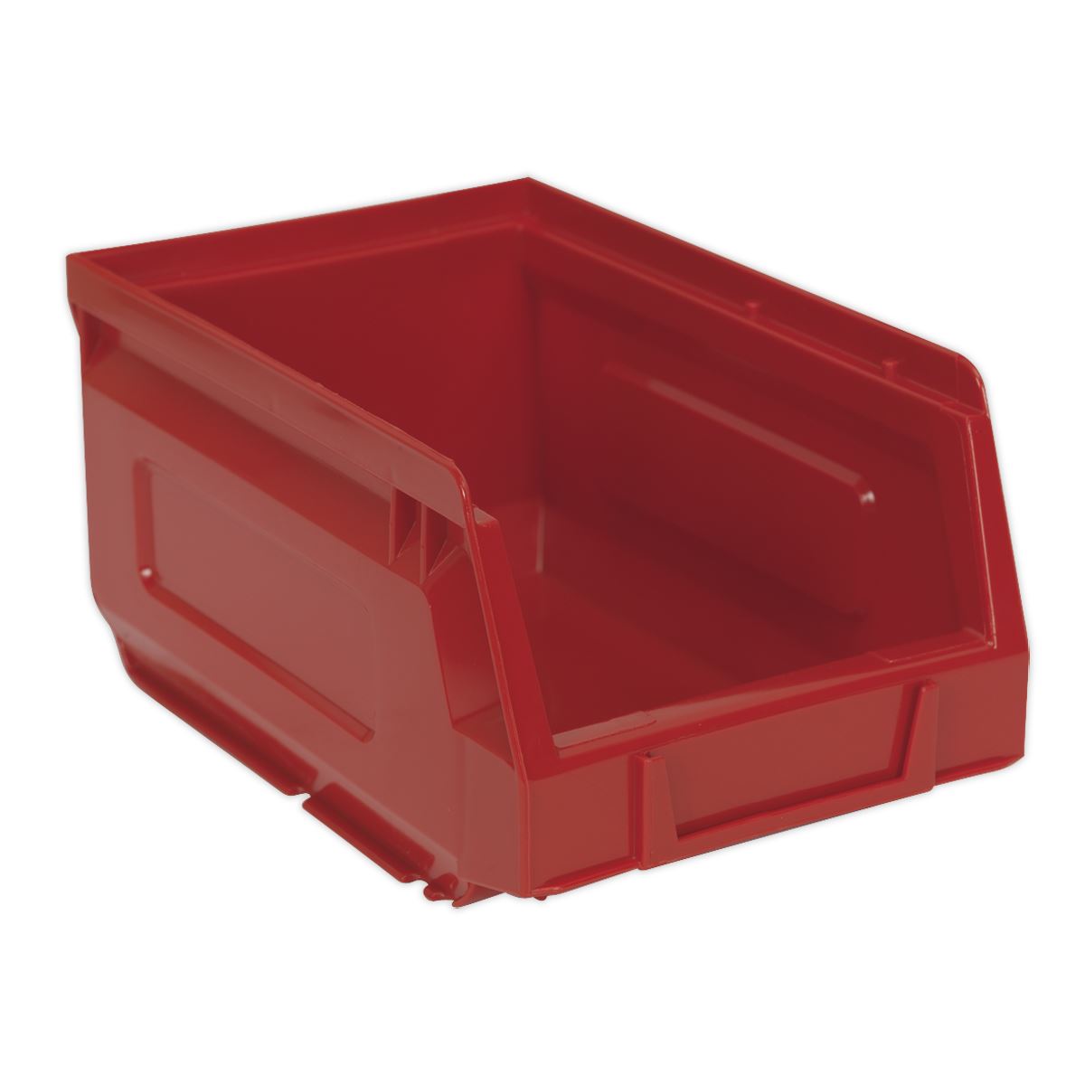 Sealey Plastic Storage Bin 105 x 165 x 85mm Red Pack of 24 TPS224R