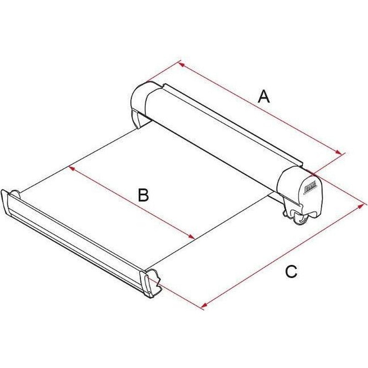 Fiamma F45S 450cm Motorhome Awning Canopy Polar White Cassette Sahara Canopy