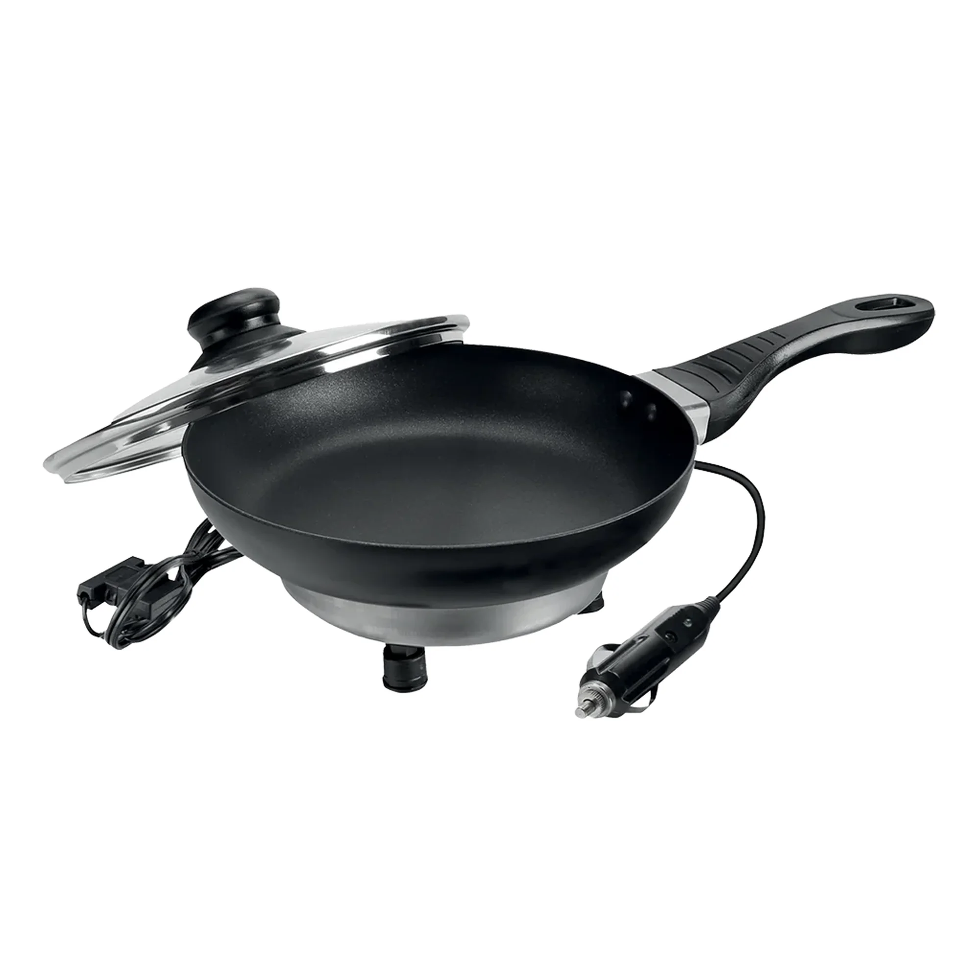 Quest 12V Frying Pan with Lid, 20cm Non-Stick