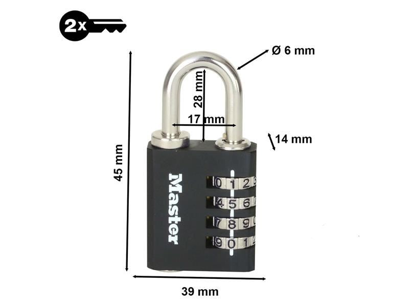 Master Lock Set-Your-Own Combination Padlock 40mm