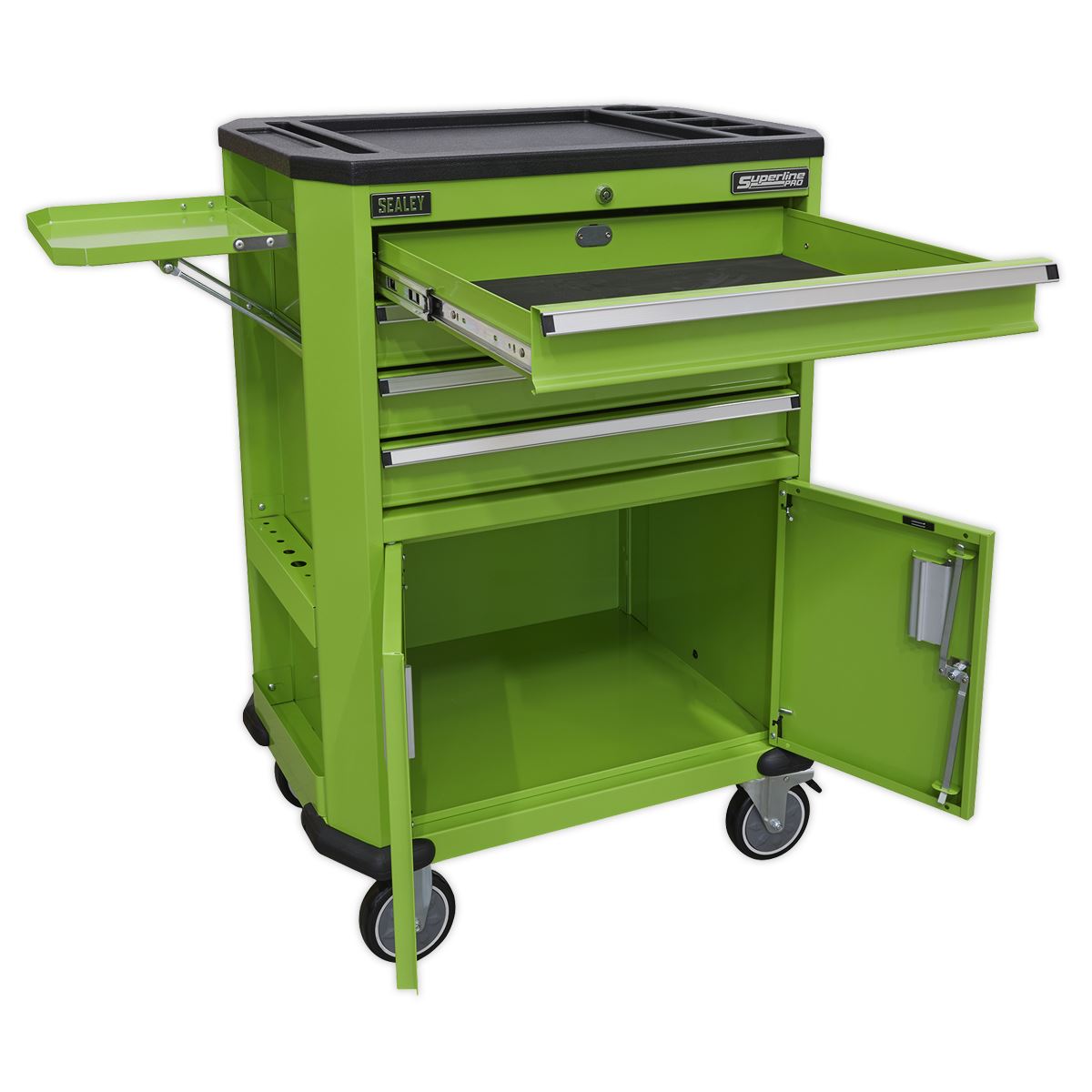 Sealey Tool Trolley with 4 Drawers & 2 Door Cupboard AP980MTHV