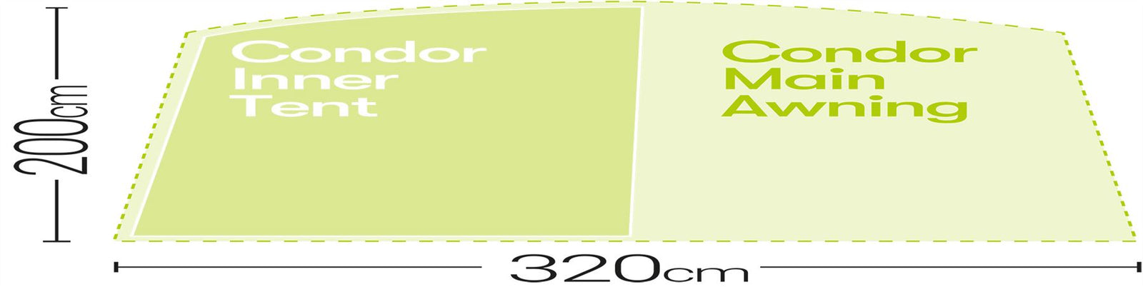 Quest Condor Air 320 Inner Tent