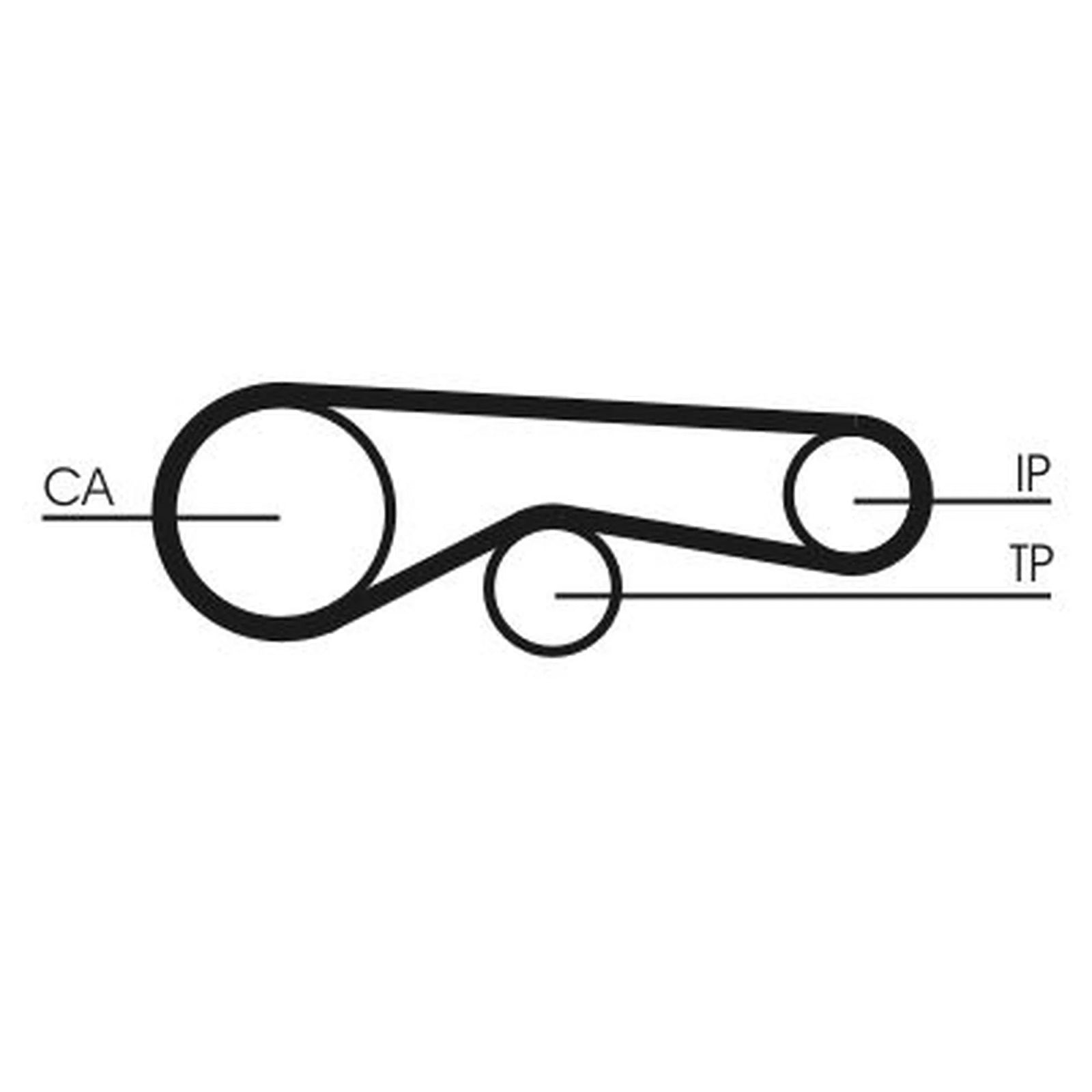 Continental CTAM Timing Belt Kit with Rollers CT1118K1