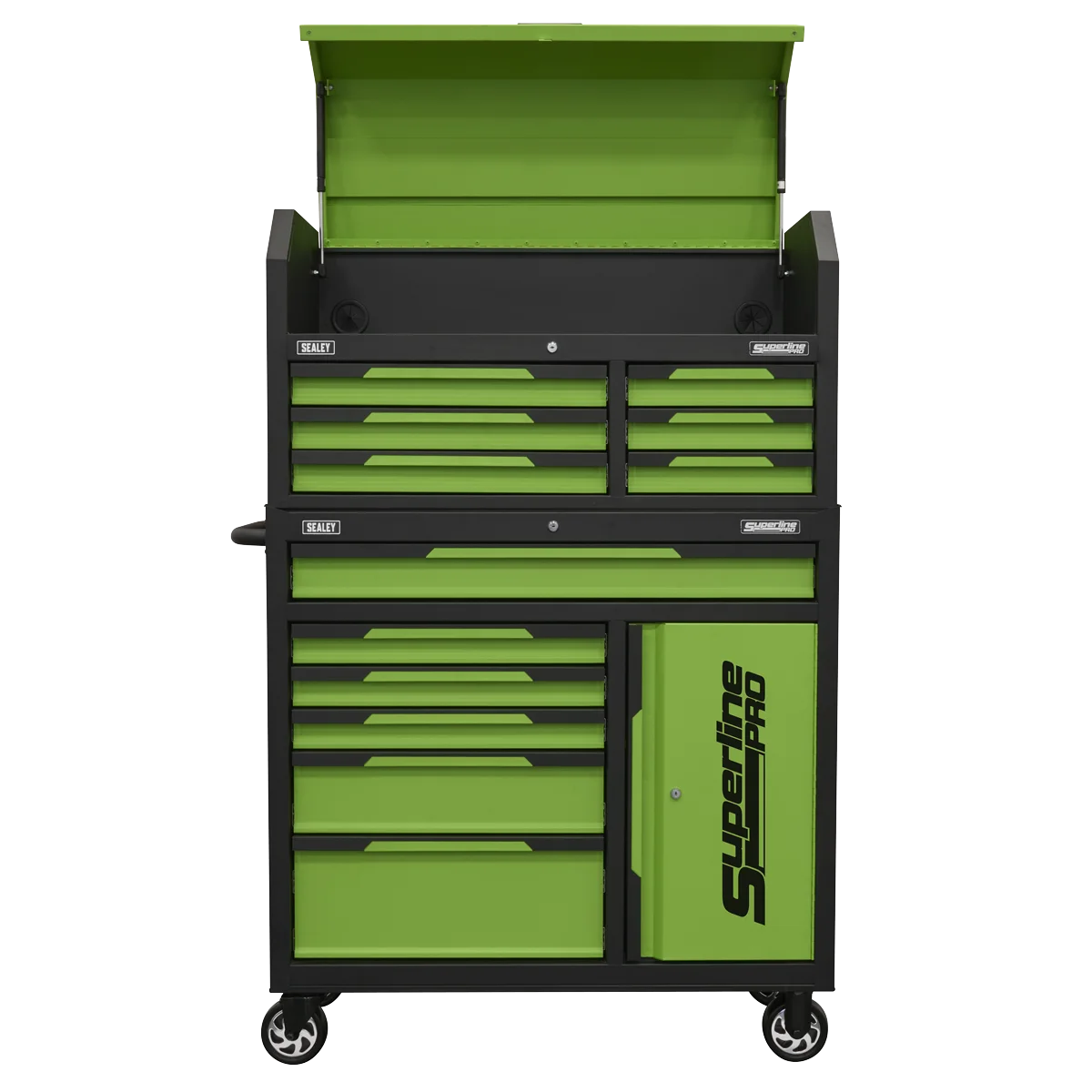 Sealey Tool Chest & Rollcab AP1080HVG 12 Drawer Green