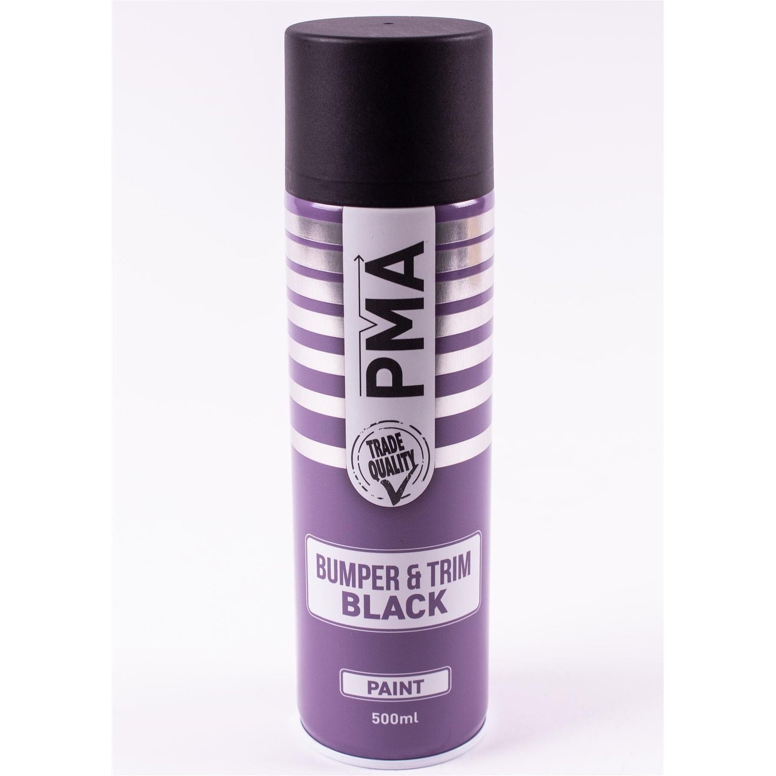 2x Autotek Professional Black Bumper and Trim 500ml Spray Paint High Coverage
