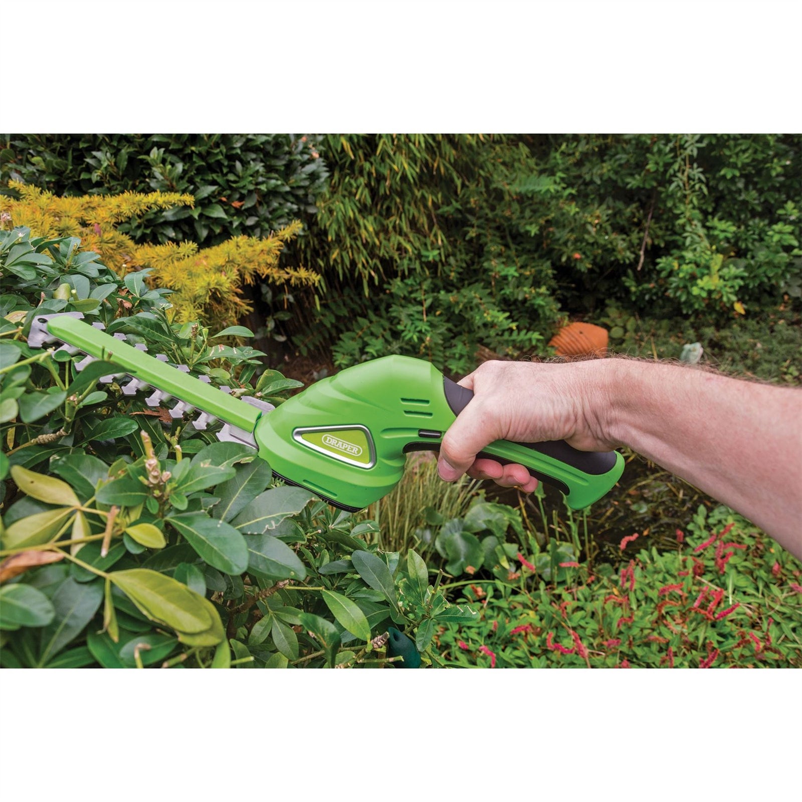 Draper 7.2V Cordless Grass and Hedge Shear Kit 53216