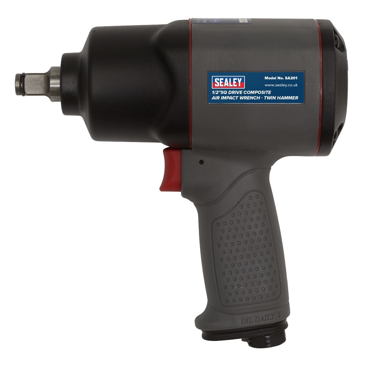 Air Impact Wrench 1/2Inchsq Drive Composite - Twin Ha