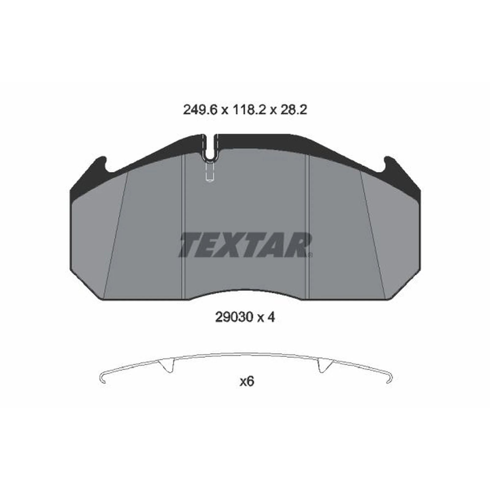Textar Front Brake Pad Set 2903007