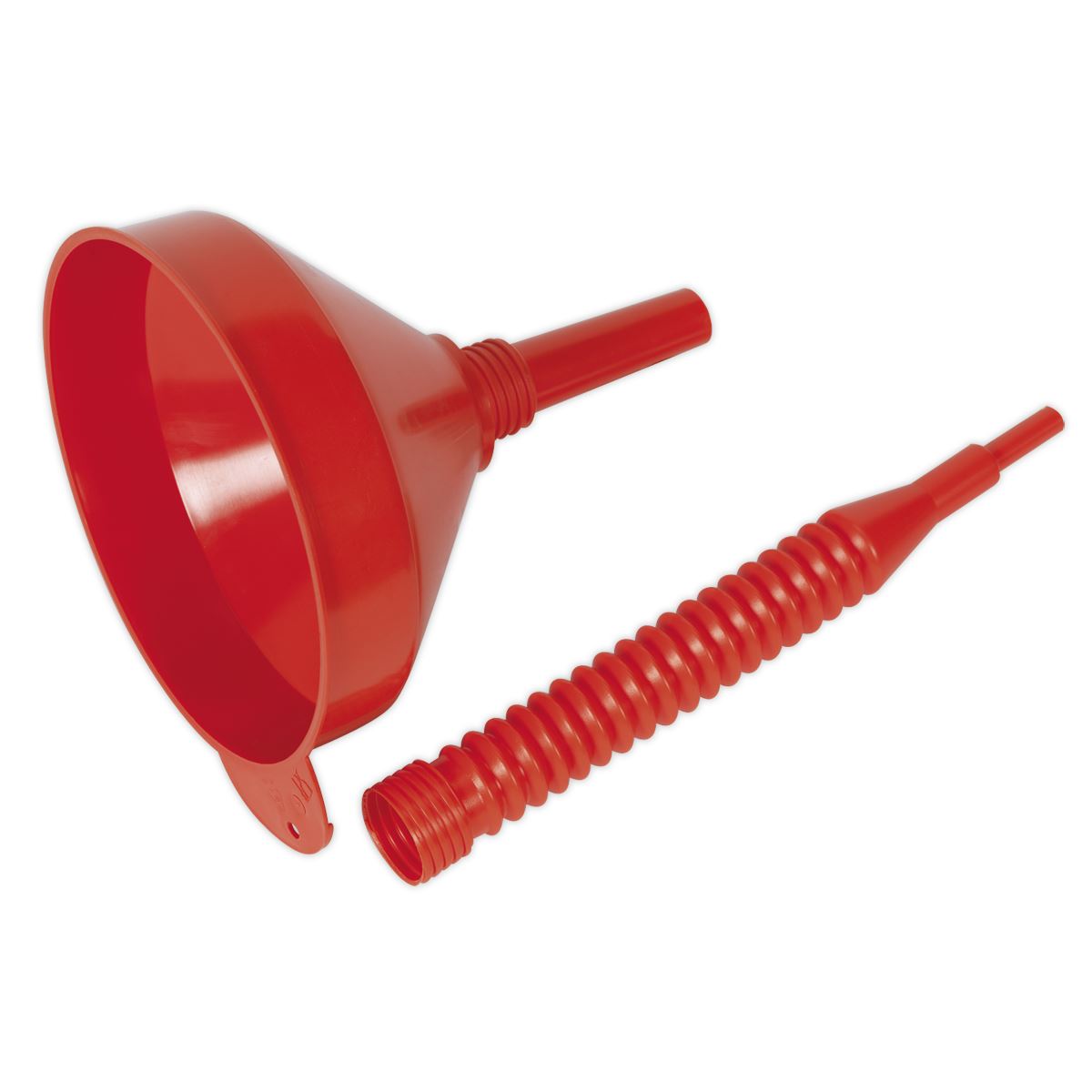 Sealey Flexi-Spout Funnel Medium200mm with Filter F2F