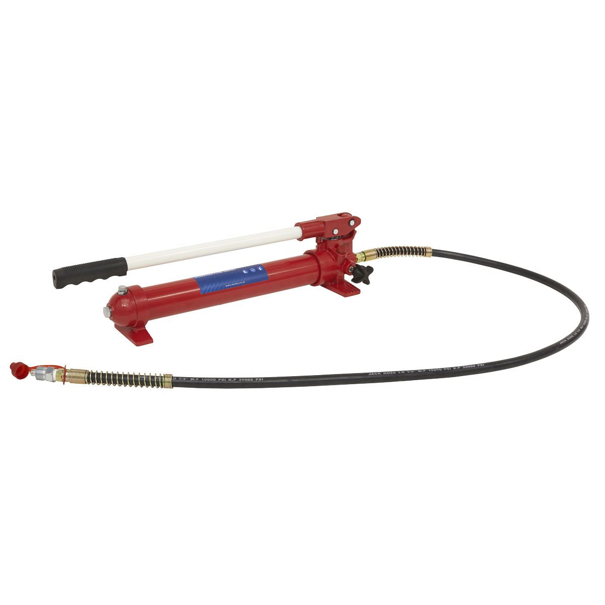 Sealey Push Ram with Pump & Hose Assembly 10tonne RE97.10-COMBO