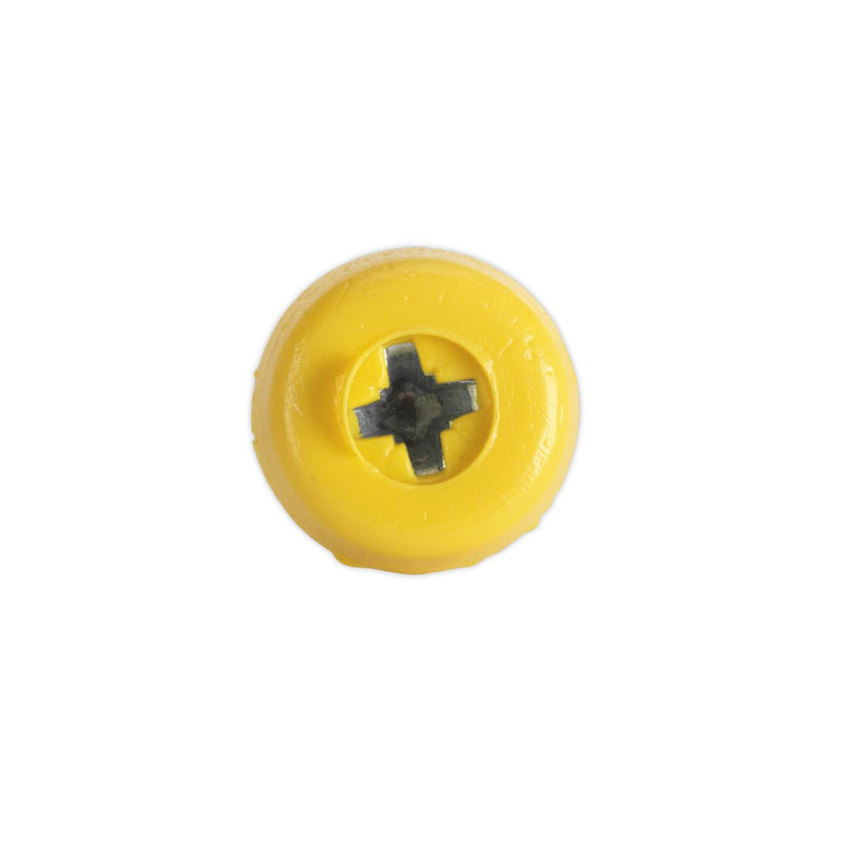 Sealey Number Plate Screw Plastic Head 4.8 x 24mm Yellow Pk of 50 PTNP6