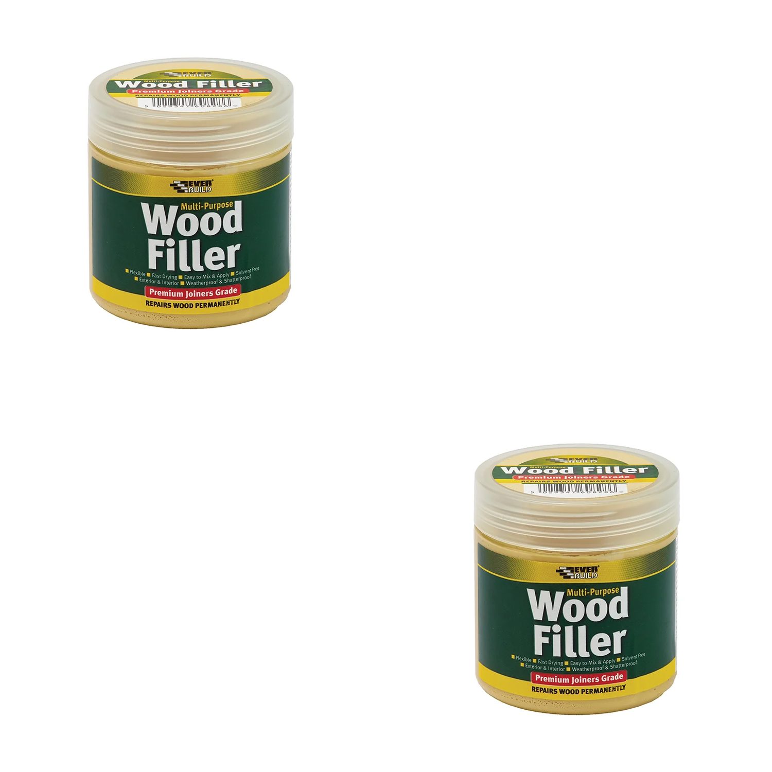 Everbuild Sika Multipurpose Premium Joiners Grade Wood Filler Mahogany 250ml