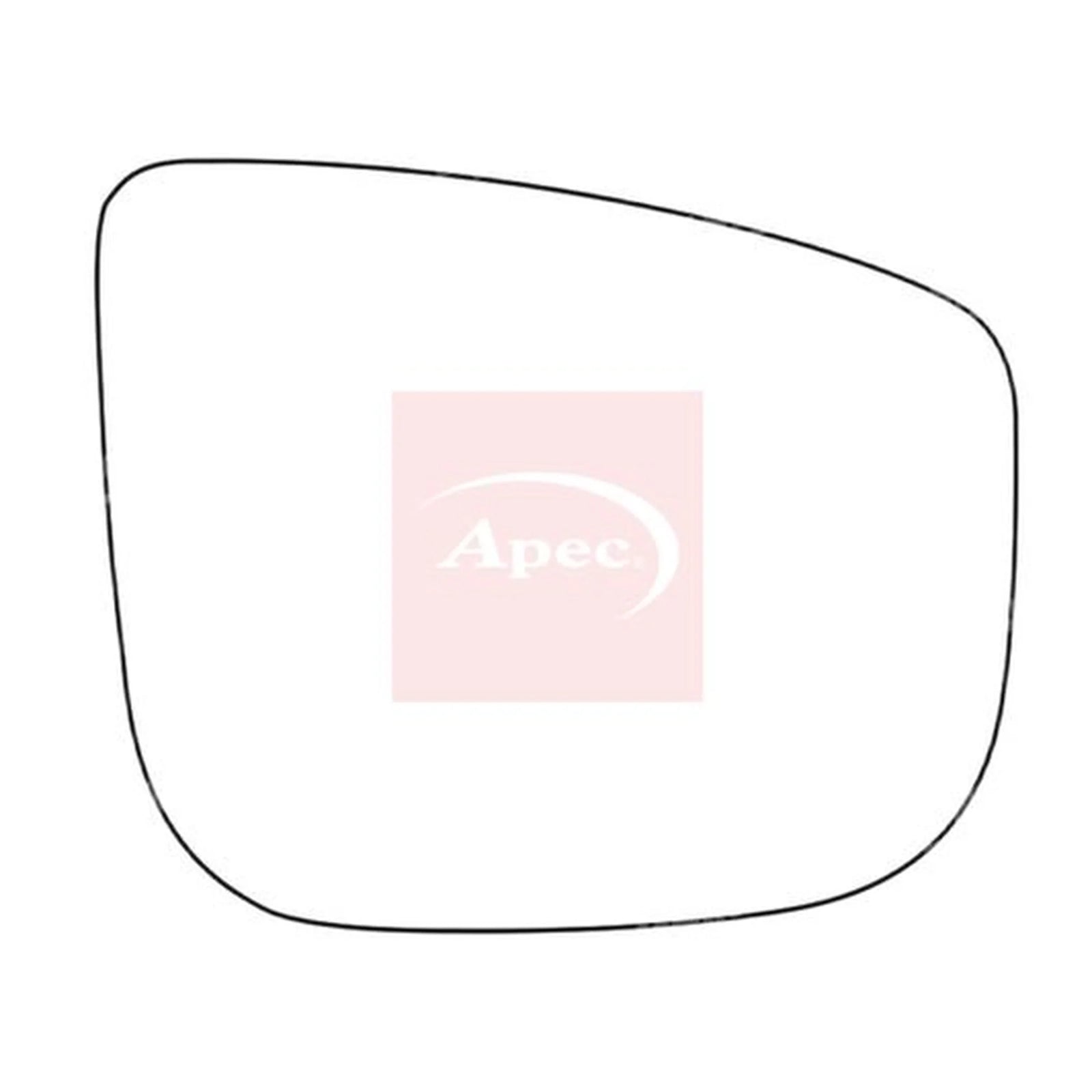 Apec Exterior Wing Mirror Glass Right AMS2012