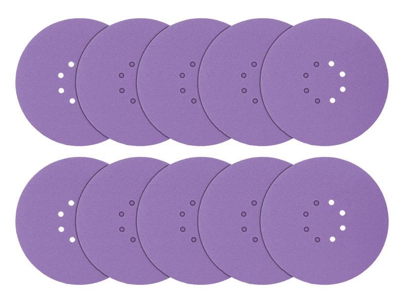 Trend Zirconium Orbital Sanding Disc 225mm x 60G (Pack 10)