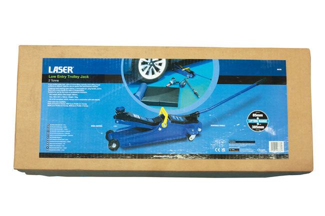 Laser Low Entry Trolley Jack - 2 Tonne
