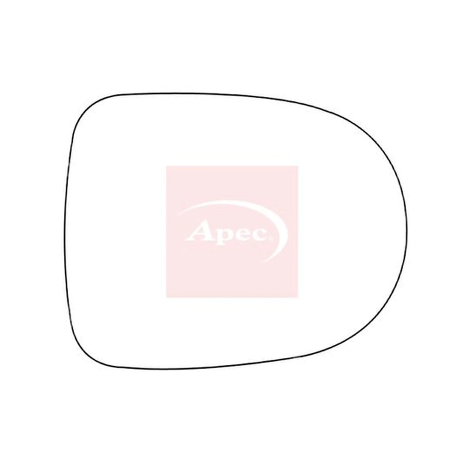 Apec Exterior Wing Mirror Glass both sides AMS2606
