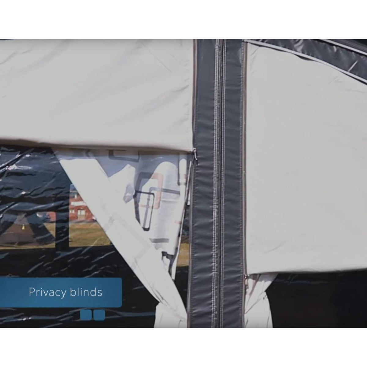 Camptech Buckingham 3m Poled DL All season Awning for Caravans