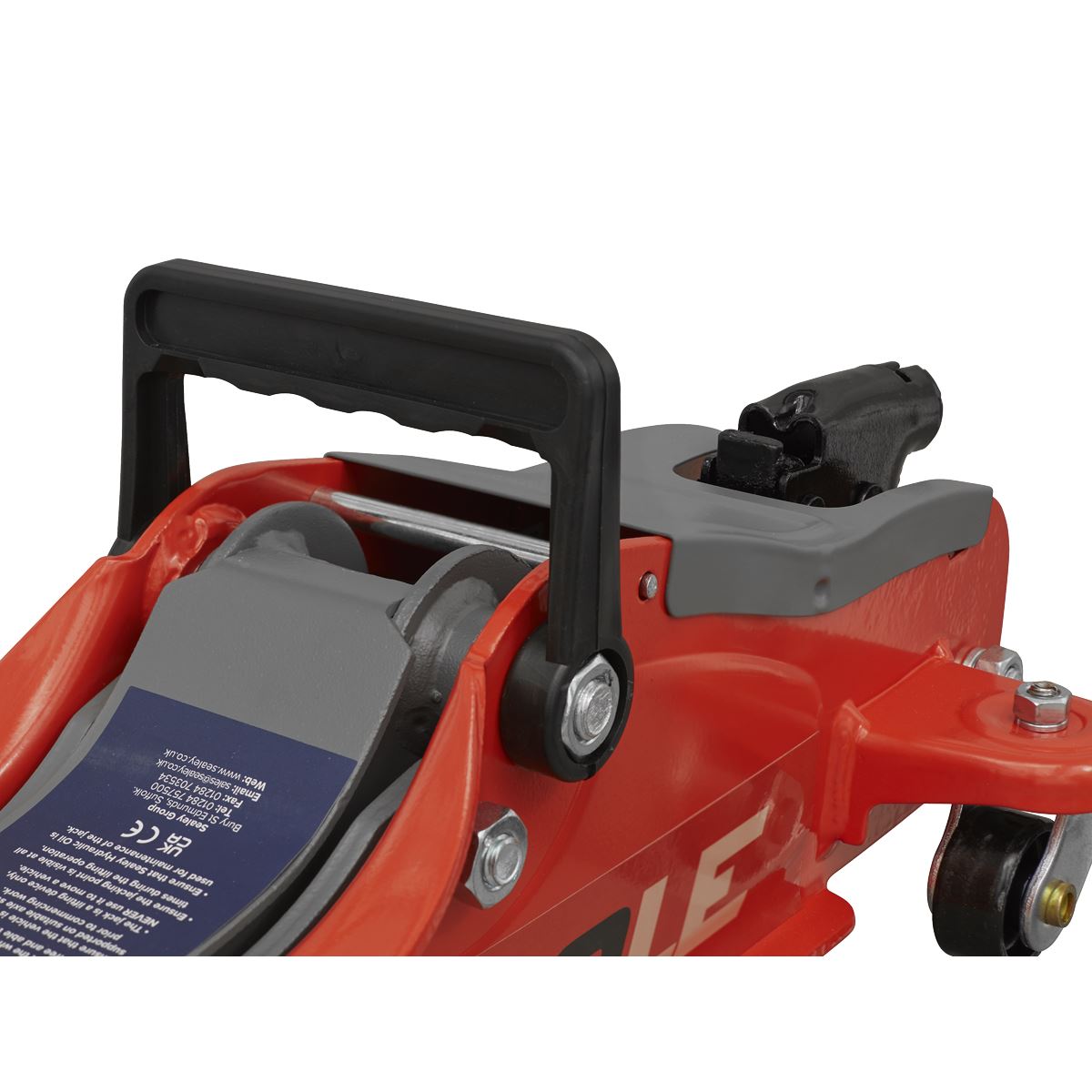 Sealey Low Profile Short Chassis Trolley Jack 2 Tonne - Red 1020LE