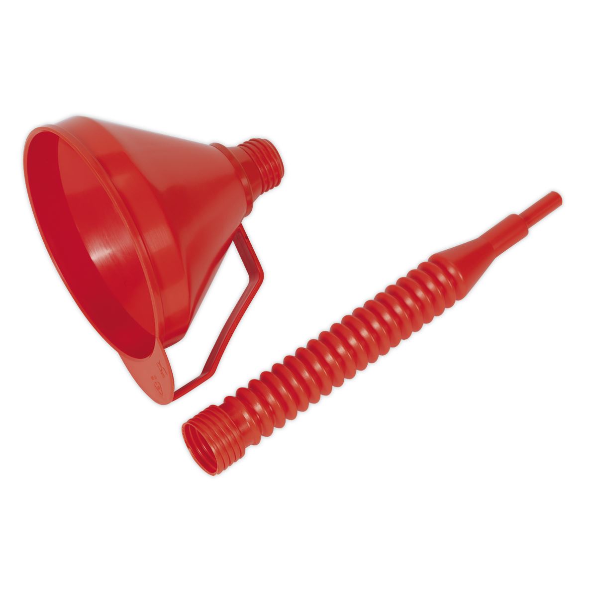 Sealey Funnel with Flexible Spout & Filter Medium160mm F16F