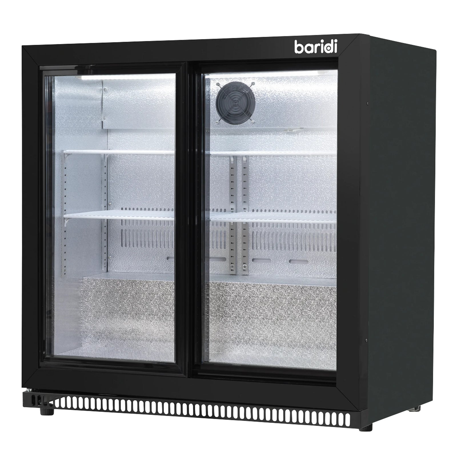 Baridi Back Bar Drinks Fridge Cooler DH273 190L Black