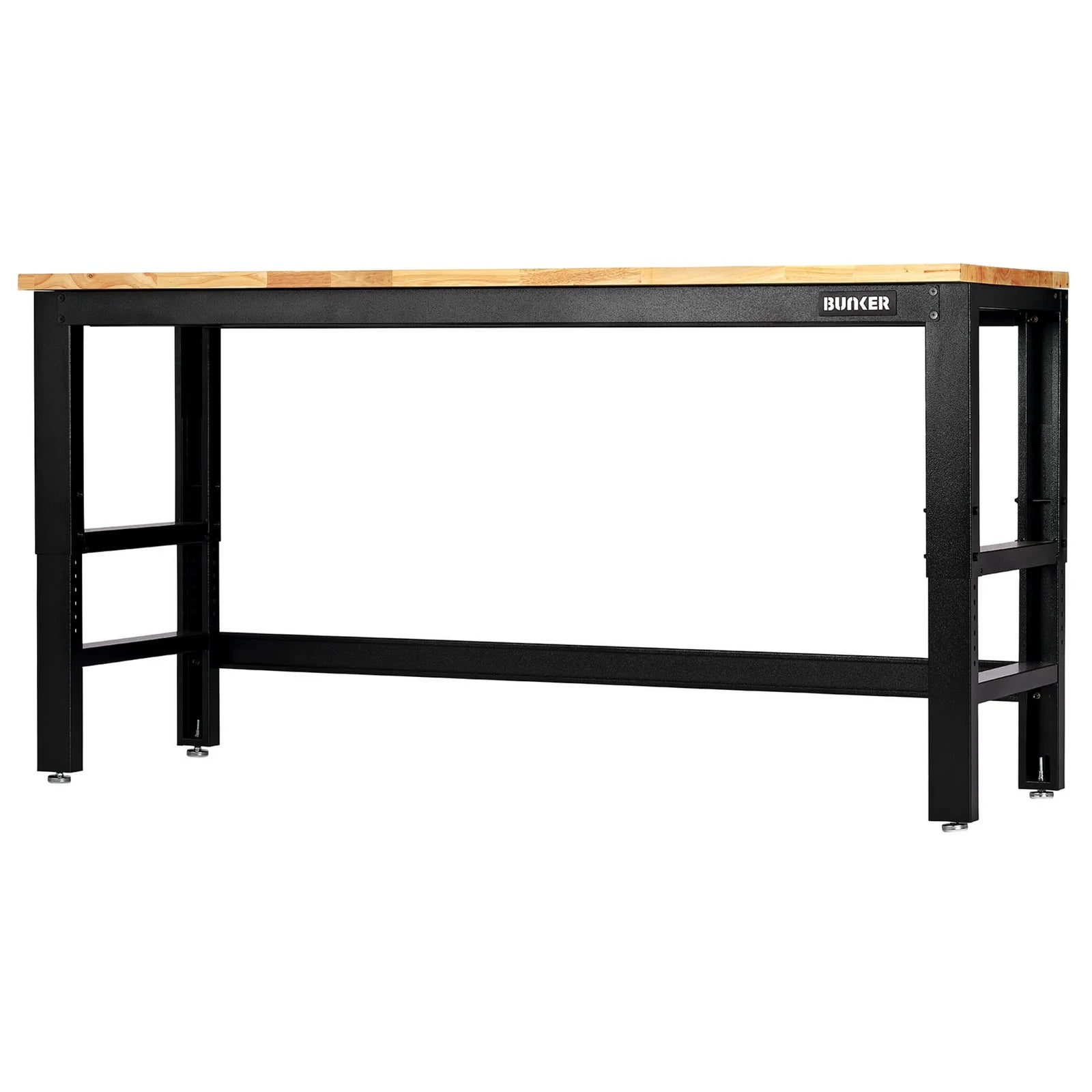 BUNKER Workbench with Hardwood Worktop, 1550-1830mm