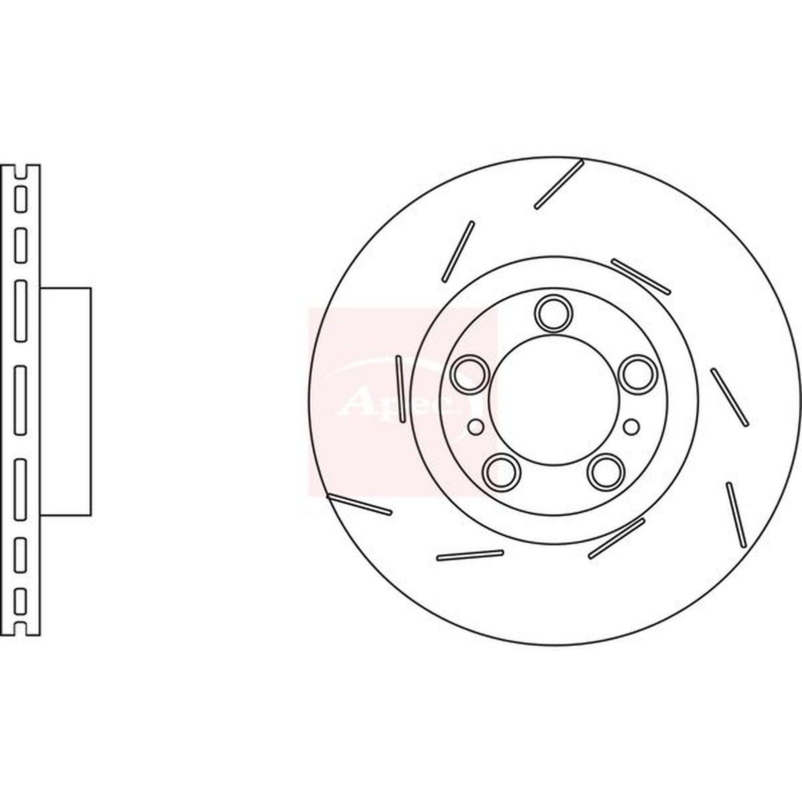Apec Front / & Rear / Brake D... fits Porsche Panamera 2009-2016 3.0 3.6 4.8