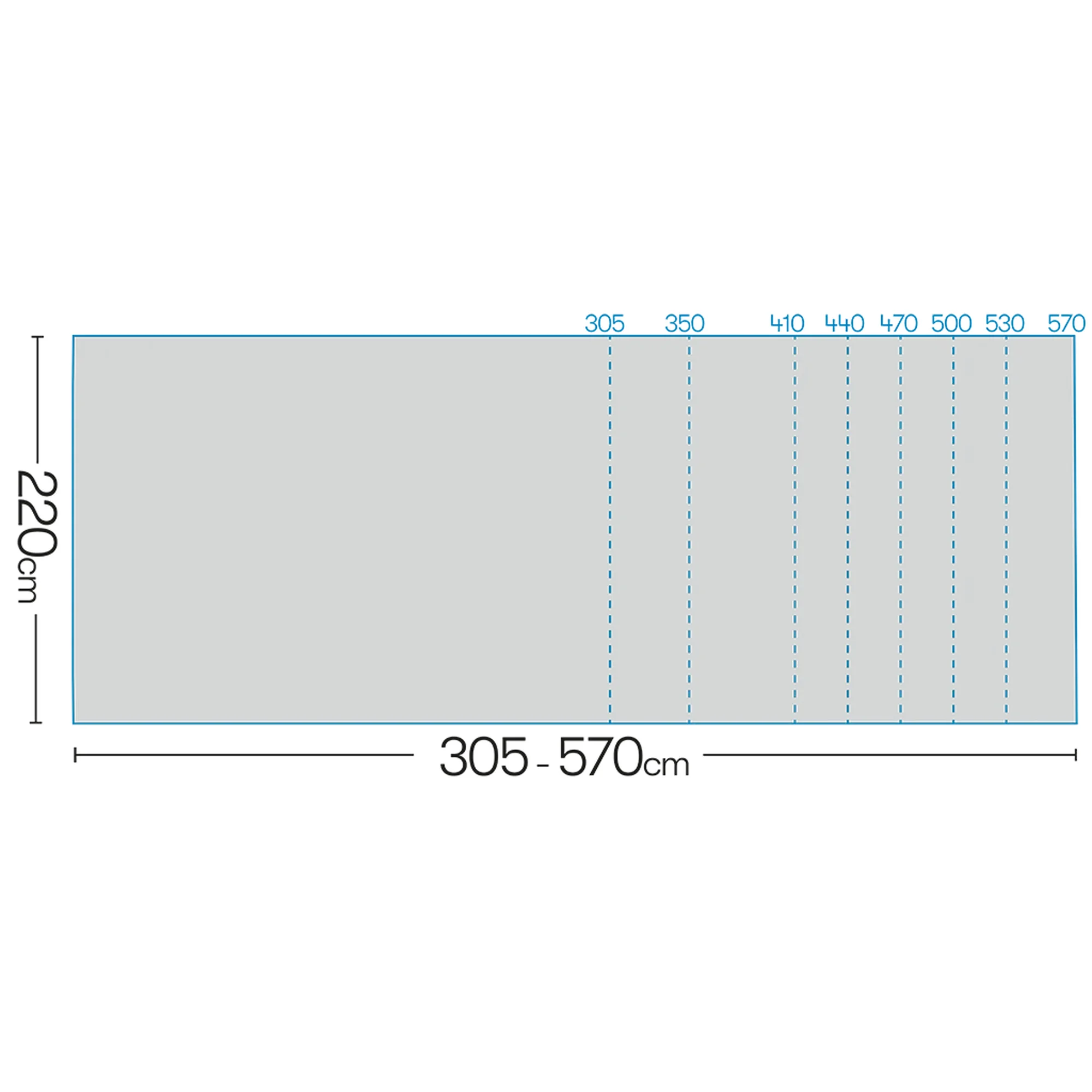 Westfield Sun Shady Pro Canopy 570 cm
