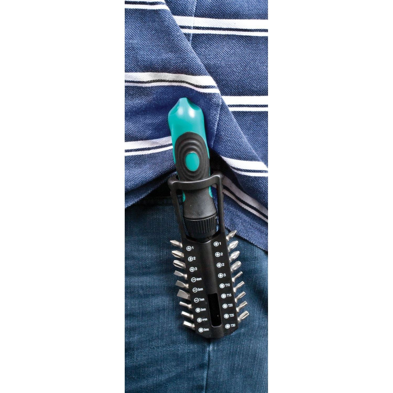 Kamasa Ratchet Screwdriver Set 19pc 55703