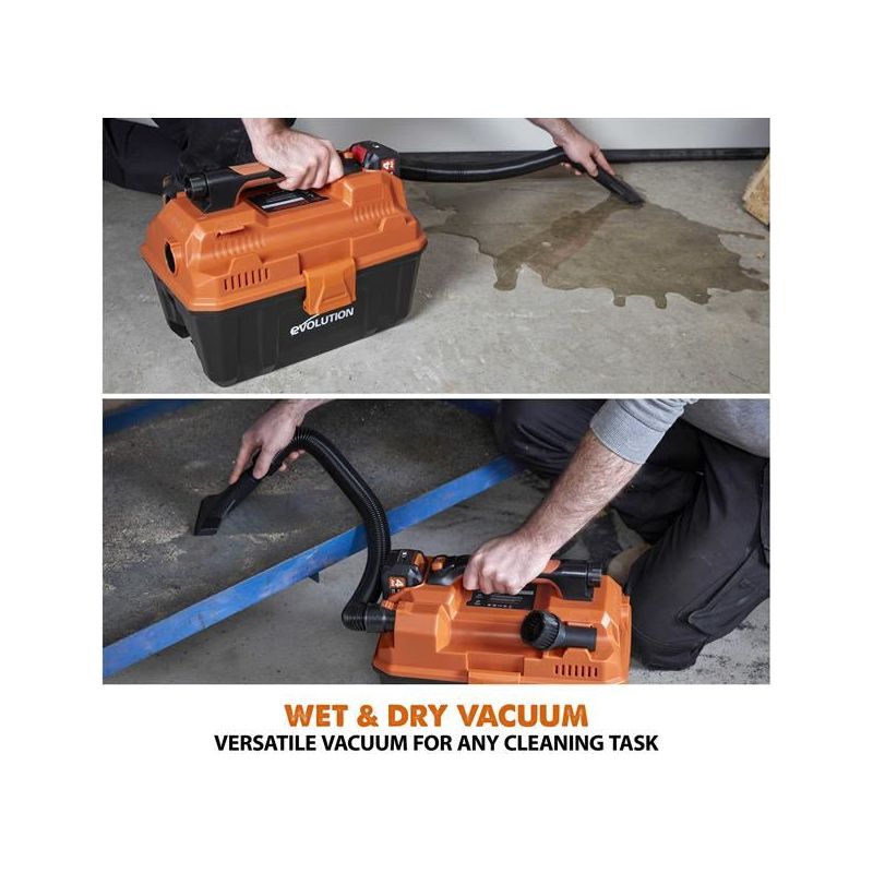 Evolution R11VAC-Li EXT Wet & Dry Vacuum Cleaner 18V 1 x 4.0Ah Li-ion