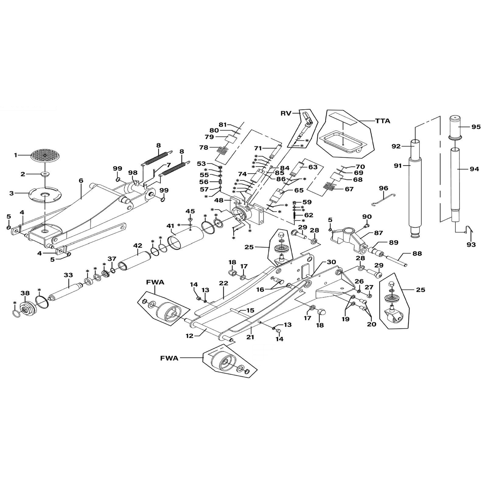 Sealey Handle socket pin 4040A.84