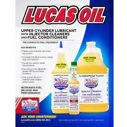 Lucas Oil Fuel Treatment Upper Cylinder Lubricant Injector Cleaner 1 Litre 10003