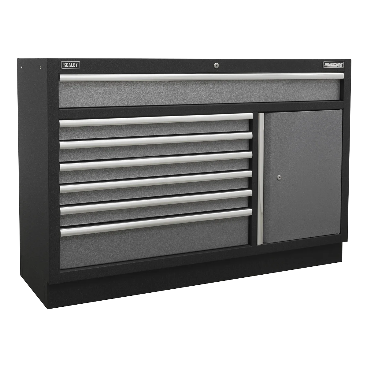 Sealey Superline PRO Storage System 1.96m with Stainless Steel Worktop
