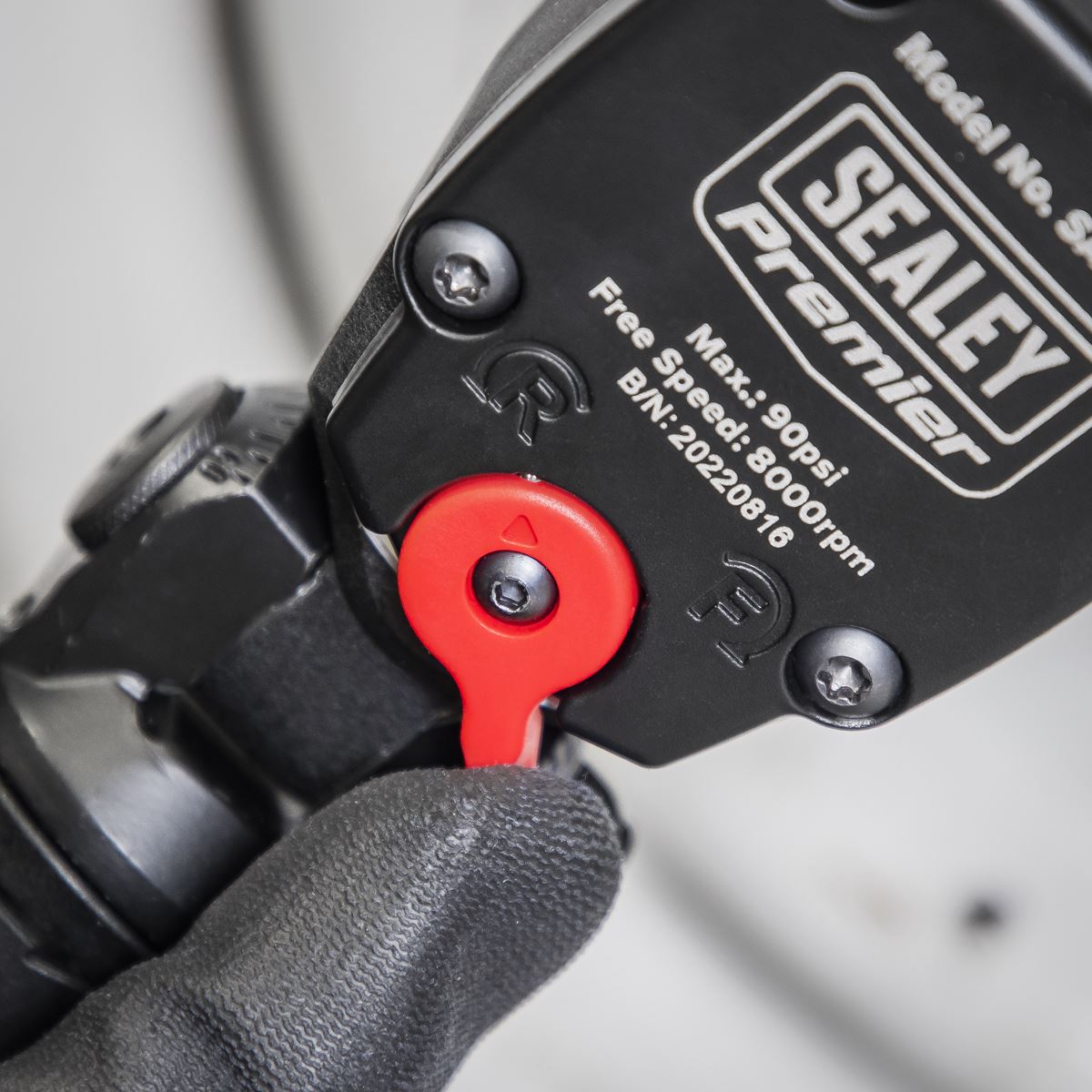Sealey Air Impact Wrench 1/2"Sq Drive Super Stubby Twin Hammer SA6010
