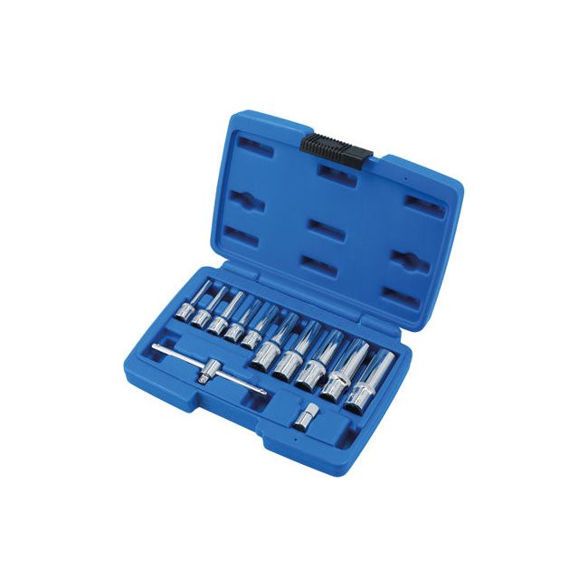 Laser Deep E-Socket Set 1/4" & 3/8"D 12pc