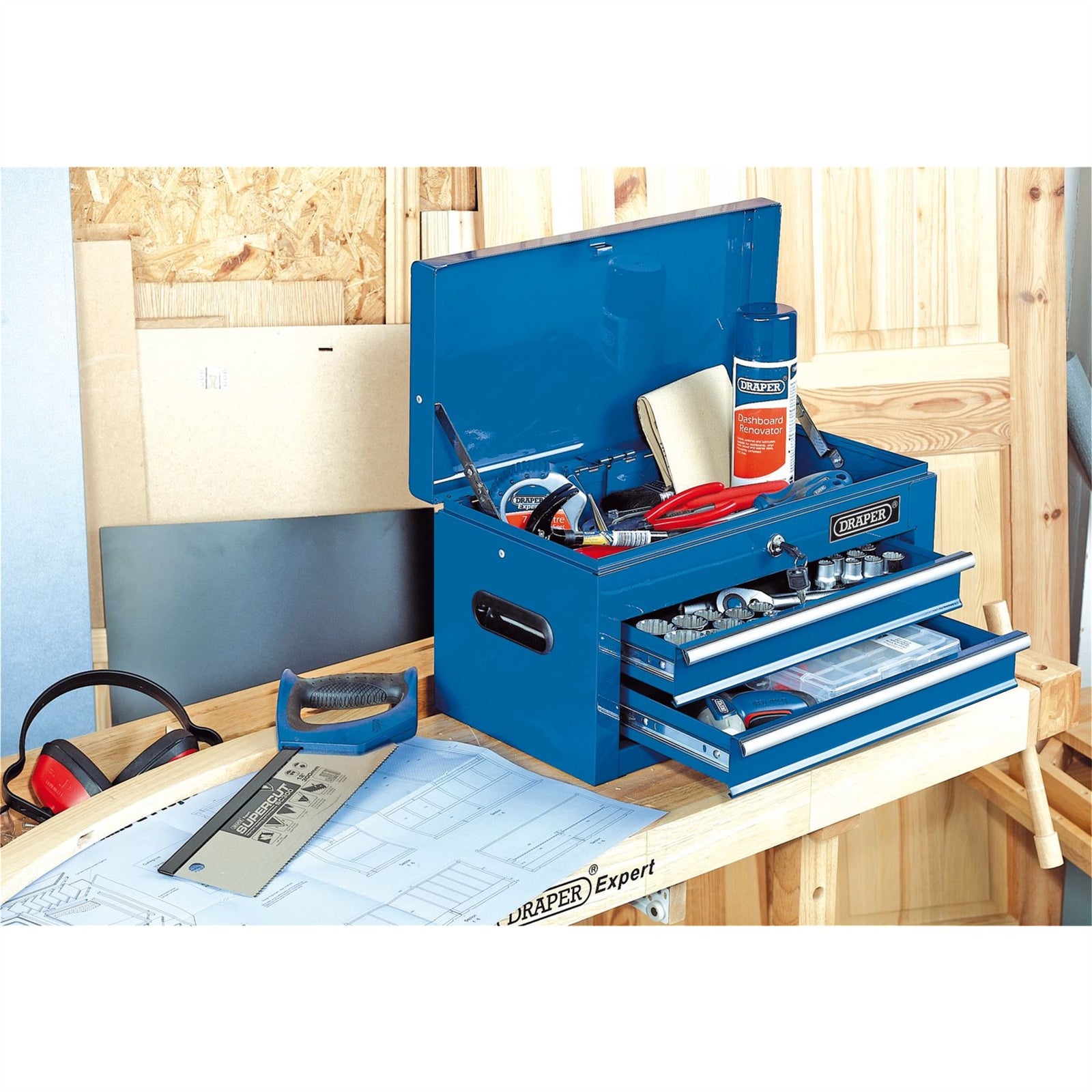 Draper 2 Drawer Tool Chest/Tool Box 03243