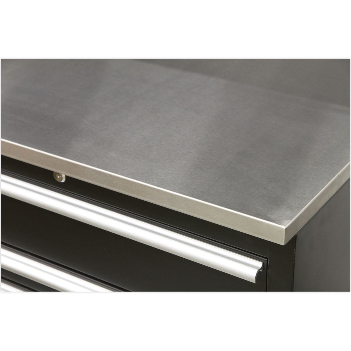 Sealey Premier Premier Storage System with Stainless Worktop 3.55m APMSCOMBO7SS