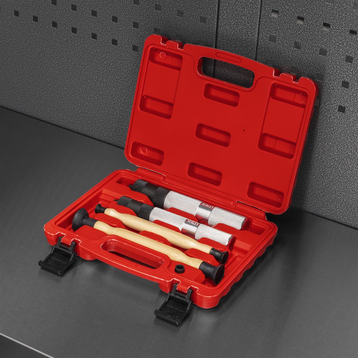 Sealey Valve Collet Remover/Installer Set 5 Piece with Suction Cups